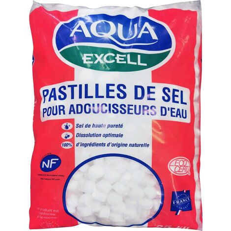 Pastilles de sel pour adoucisseur d'eau RESIMAX EXCELL - le sac de 25 kg
