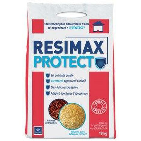 Pastilles de sel pour adoucisseur d'eau RESIMAX PROTECT - Sac de 18 kg