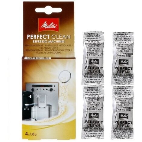 MELITTA FRANCE Tablettes Nettoyant Perfect Clean - 4 X 1.8Gr - 6762481 - Melitta