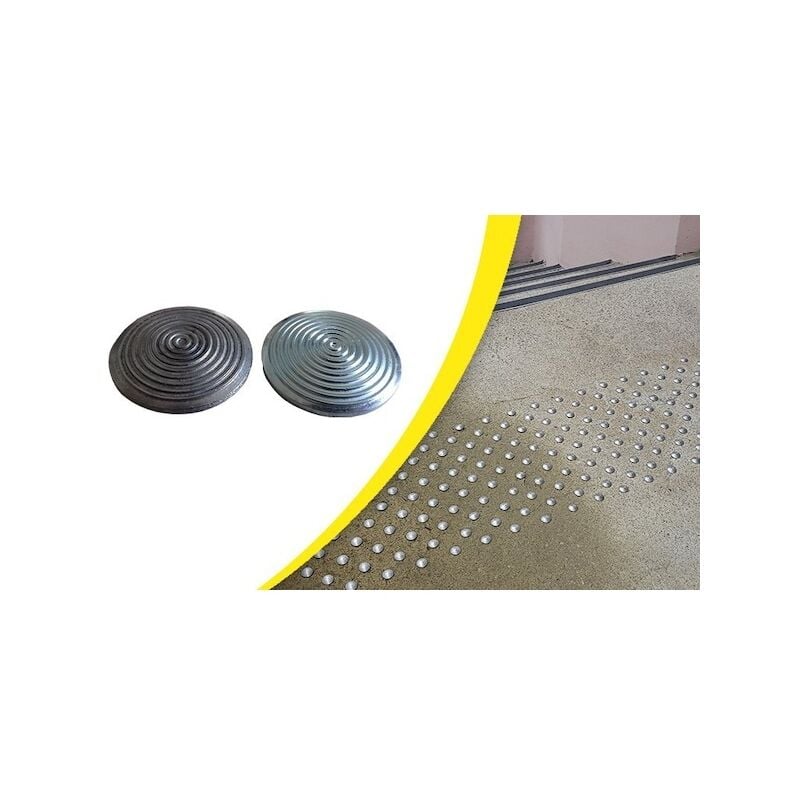 Wattelez - Pastilles podotactiles pastilles podotactiles à coller - inox 304
