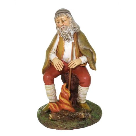 Statuine pastori per Presepe altezza 12cm lavori pastorelli in