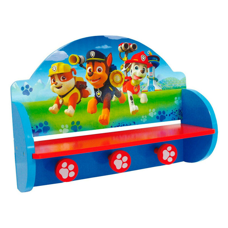 Pat'patrouille etagere porte manteau pour enfant h.33 x l.45 x p.14 cm - Fun House