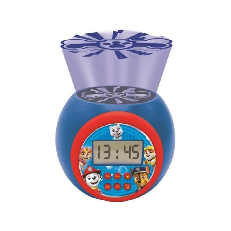 Les Tendances - pat' patrouille Réveil projecteur fonction minuteur lexibook