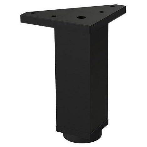 pata aluminio modelo laos acabado negro altura h120 (caja 4)