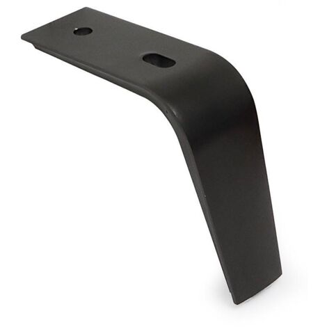 PATA ALUMINIO MODELO TESIS H140 ACABADO NEGRO MATE Y MARRÓN MATE