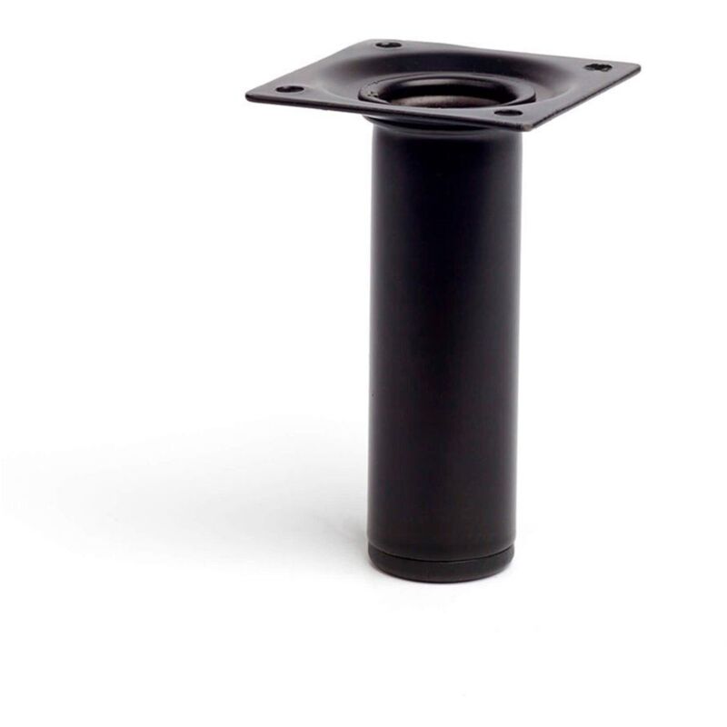 Pata cilíndrica de acero en Color Negro mod. 401g. ø3x10cm 2-401g.100.03 REI