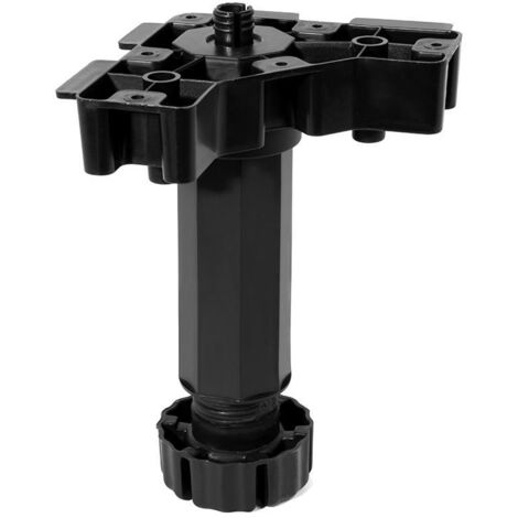 pata cocina octo+ regulable 85-110 negro con triagulo extensión 140-190 (caja 4)