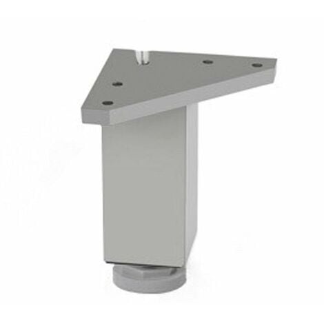 Pata mueble aluminio cuadrada - varias opciones disponibles