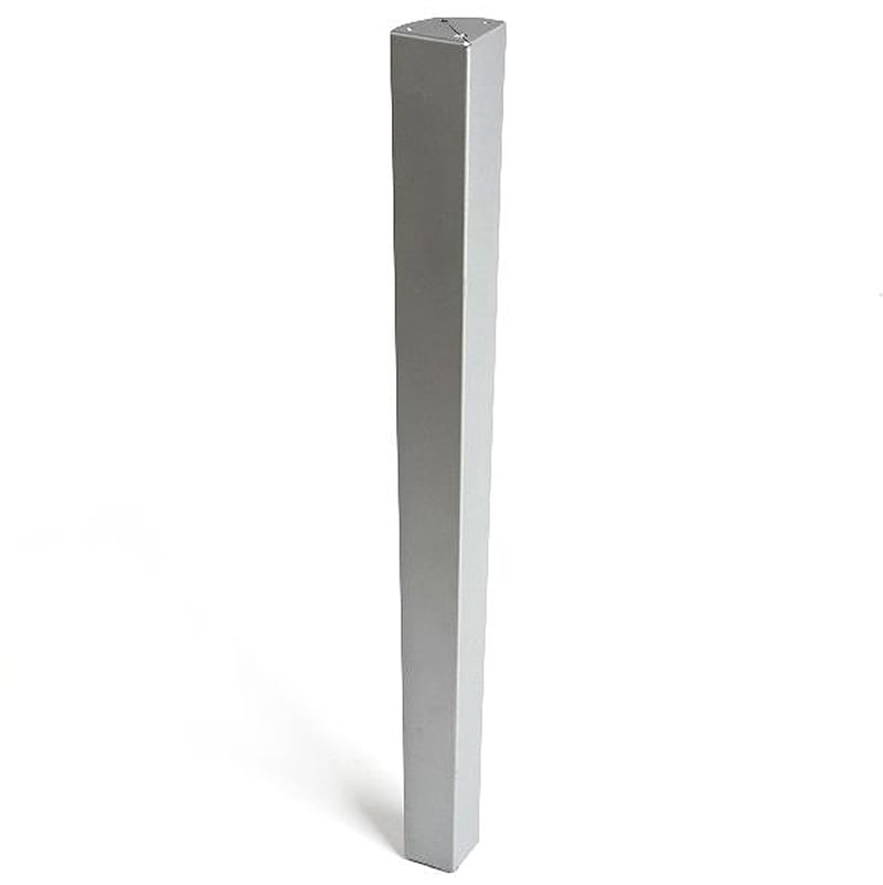 

REI - Pata de acero cuadrada, con acabado en revestimiento cromado mate, diseñada para mesas altas (702mm con sistema de fijación)