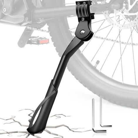 Pata de cabra para bicicleta de 24 a 29 pulgadas, patada de cabra ajustable en altura, capacidad de carga máxima de 35 kg, patada de cabra universal para bicicleta de montaña, bicicleta de trekking, b
