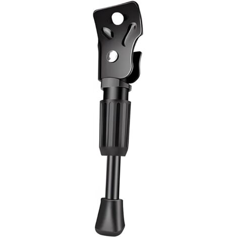 Pata de cabra para bicicleta infantil, soporte de bicicleta de un solo lado, aleación de aluminio estable y antideslizante para MTB, bicicleta de carretera, bicicleta eléctrica, trekking, 12 pulgadas