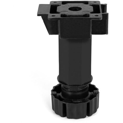 pata de cocina modelo octo regulable 85-110mm acabado negro sin tetón extensión 100-140 (caja 4)