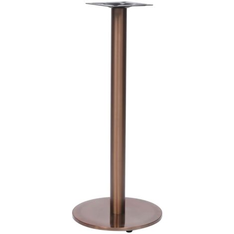Pata de mesa de bistró acero inoxidable dorado Ø45x107 cm vidaXL