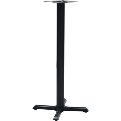Pata de mesa de bistró hierro fundido negro 56x56x107 cm
