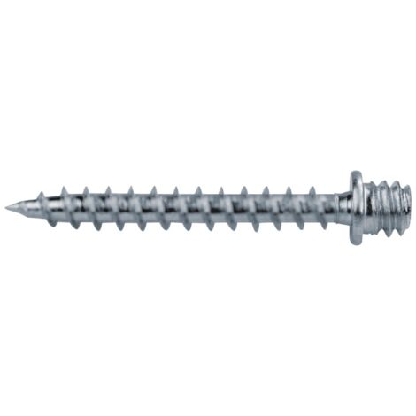 Pata de tornillo para madera con collarín - Paso 7x150 - Caja de 100 Longitud 70mm