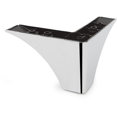 pata escuadra plastico arda 160x160 h100 cromo no es pintada. recubierta lamina cromo.
