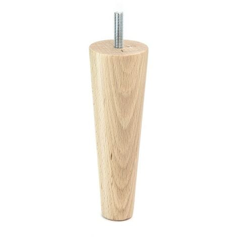 Q&Q NACIONAL PATA MADERA CONICA H150 M8 NATURAL