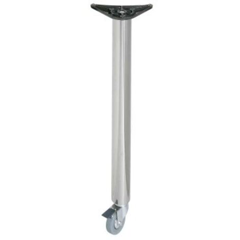 PATA MESA 7-870X60 ACERO CROMO MATE (S) - AMIG