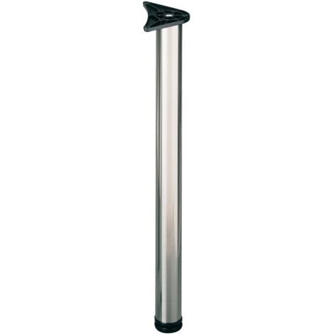 PATA MESA CROMO MATE - 870X60 MM