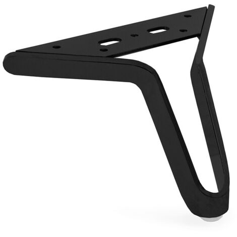 pata metal vintage h120 acabados disponibles cromo, blanco mate, niquel oscuro y negro mate acabado negro mate