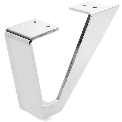 Q&Q pata metálica modelo vica acabado cromo. mano derecha e izquierda. h135. mano izquierda