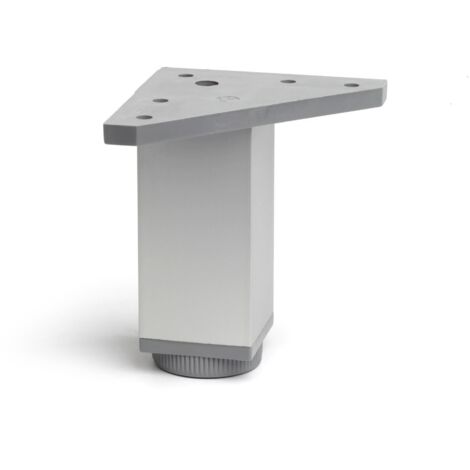 Pata Mueble 40X40X100Mm Cuadrada  Aluminio