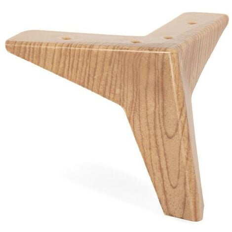 pata plástico modelo togo 130x130 acabado blanco mate, negro mate, madera altura h120 acabado madera