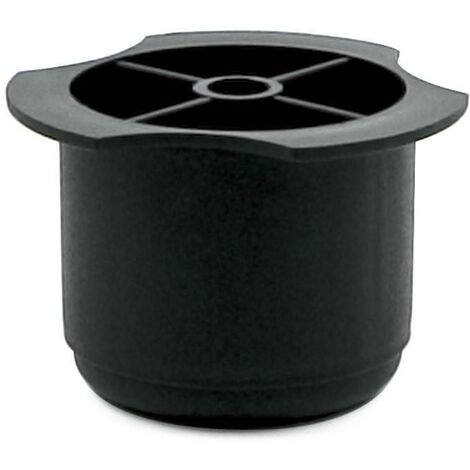 pata plástico prima ø56 h50 negro para tornillo rosca madera
