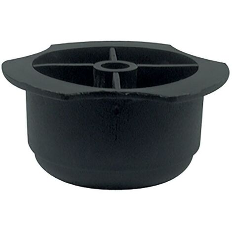 pata plástico primal d48 h30 negro  para tornillo rosca madera
