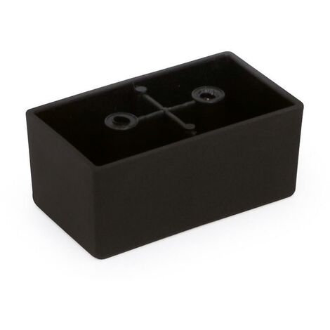 pata plástico rectangular modelo blu 80x45 h35 acabado negro