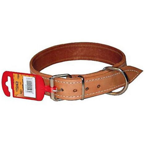 PATACHO collar cuero y nylon 75-4 , Collar para perros de cuero y nylonTamaño 75cm.