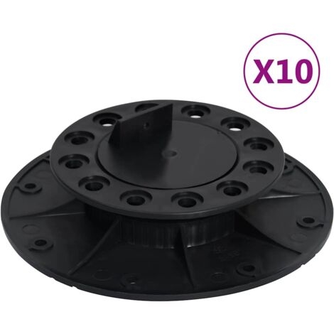 Patas ajustables para terraza 10 unidades 25-40 mm