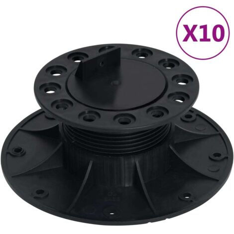 Patas ajustables para terraza 10 unidades 60-88 mm