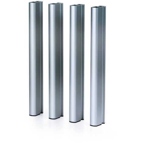 Patas de Aluminio para Jardineras Mondum Mediterráneo H42.5 cm Plateadas
