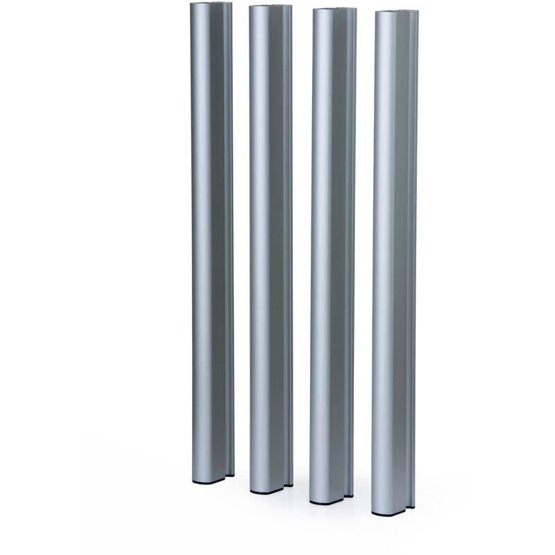 

Patas de aluminio plateadas 95 H Mediterraneo - 50151011542136