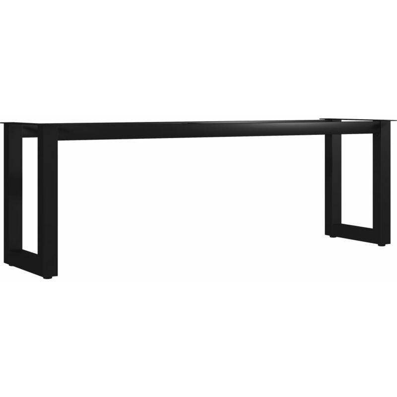 

Patas de banco en forma de O 125x36x42 cm - Negro