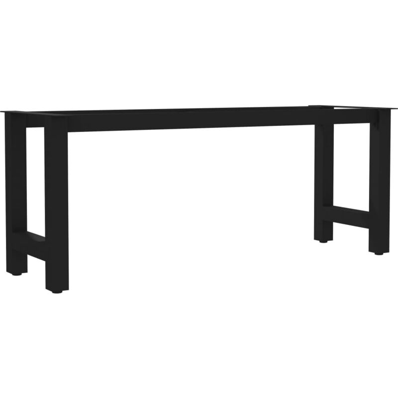 

Patas de Banco en Forma de H 145x36x42 cm - Negro - Vidaxl