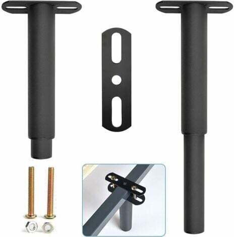 Patas de cama ajustables, patas retráctiles resistentes para armazón de cama, patas de soporte metálicas, aptas para armarios, sofás y camas. Repuestos de 18 a 33 cm.