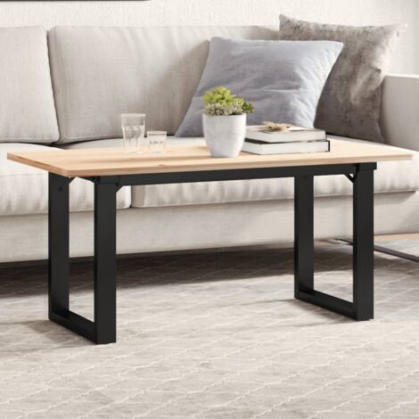 Patas de mesa de centro estructura O acero 70x30x43 cm