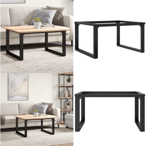 Patas de mesa de centro estructura O acero 70x60x43 cm - Mesa de centro - Estructura en forma de O