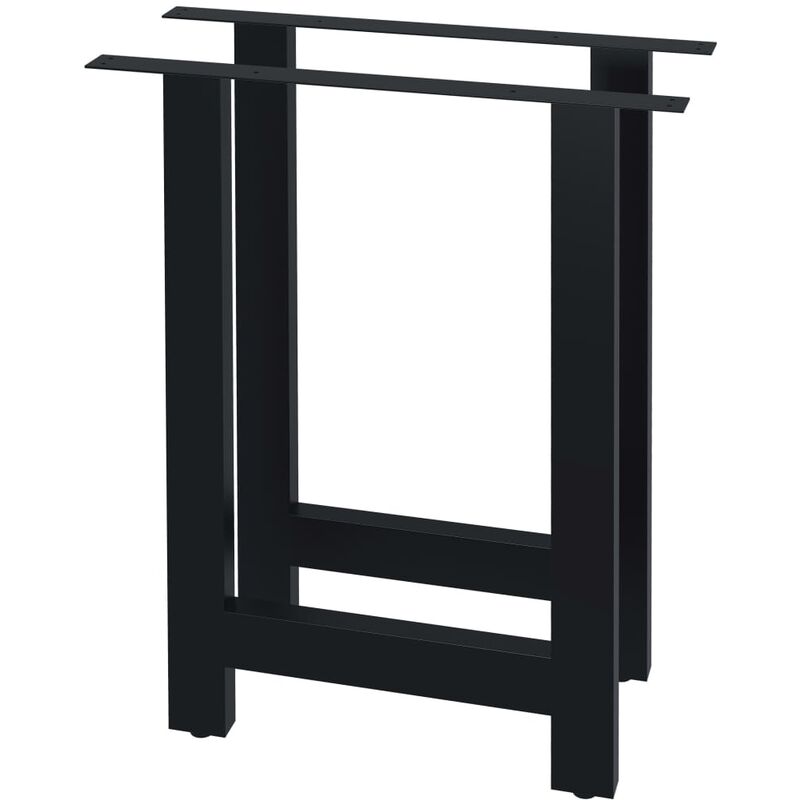

BHD - Patas de mesa de comedor 2 unidades forma de H 70x72 cm
