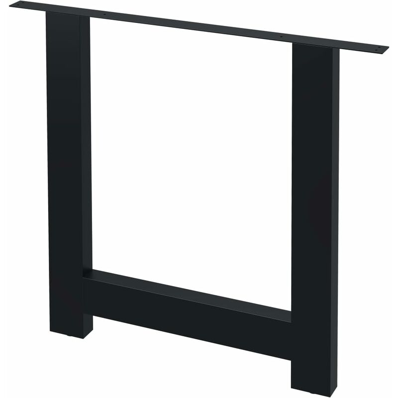 

BHD - Patas de mesa de comedor 2 unidades forma de H 80x72 cm