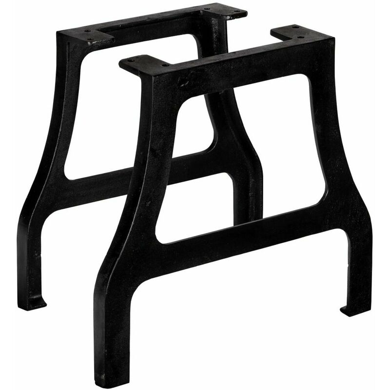 

Happyshopping - Patas de mesa de comedor en A hierro fundido 2 unidades