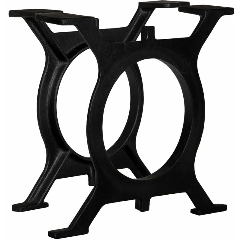 

BHD - Patas de mesa de comedor en O hierro fundido 2 unidades