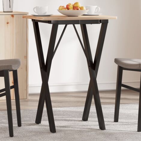 Patas de mesa de comedor estructura X acero 40x40x73 cm vidaXL