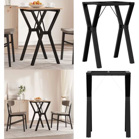 Patas de mesa de comedor estructura Y acero 50x40x73 cm - Estructura en Y - Mesa de comedor