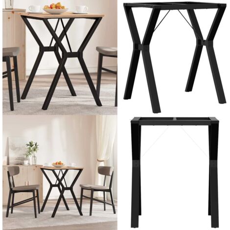 Patas de mesa de comedor estructura Y acero 60x50x73 cm - Estructura en Y - Mesa de comedor
