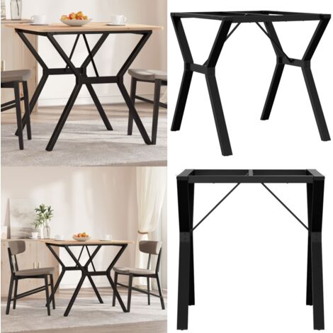 Patas de mesa de comedor estructura Y acero 70x70x73 cm - Estructura en Y - Mesa de comedor