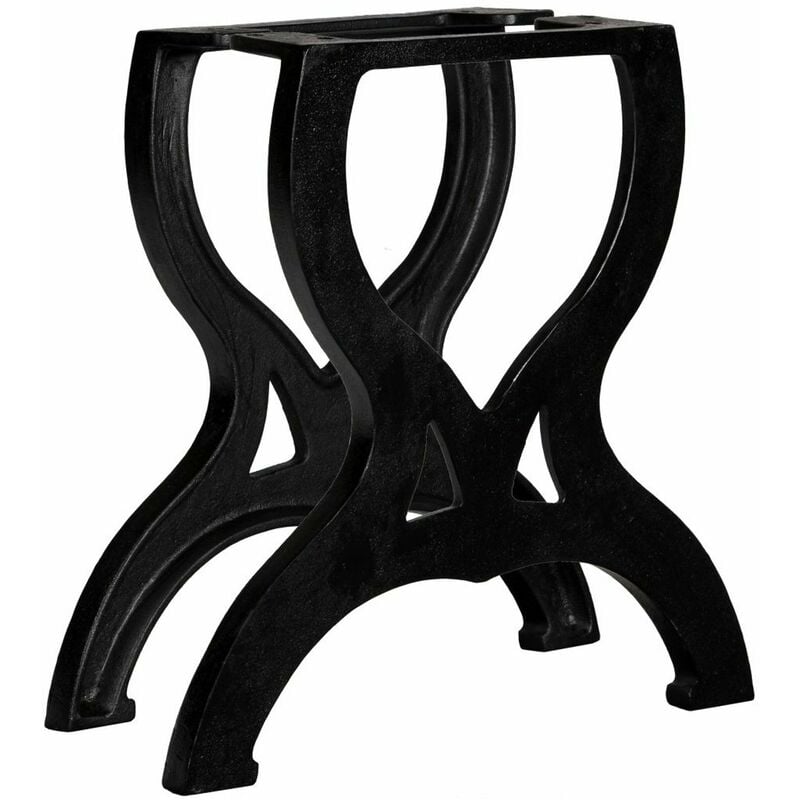 

Happyshopping - Patas mesa de centro en hierro fundido 2 unidades forma X