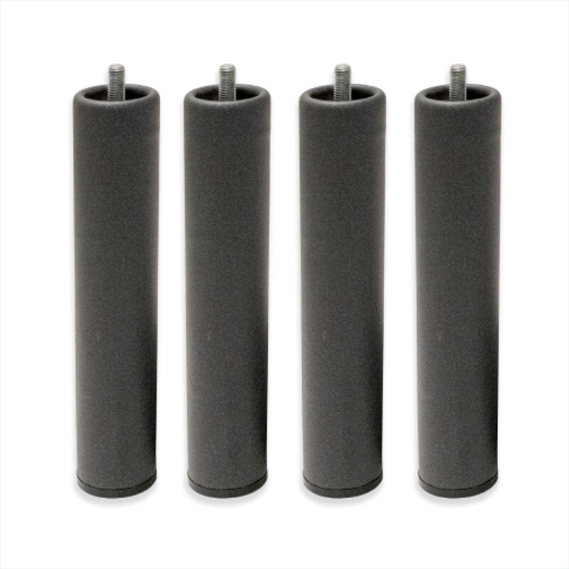 

Patas Metálicas Redondas - Rosca de Metrica 10 (1 cms) Packs de 4 uds de 10 cms